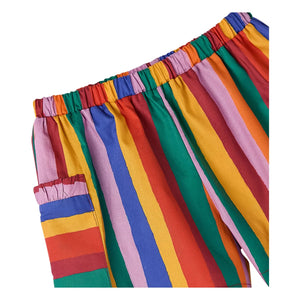 Fabula - Striped Shorts | Red