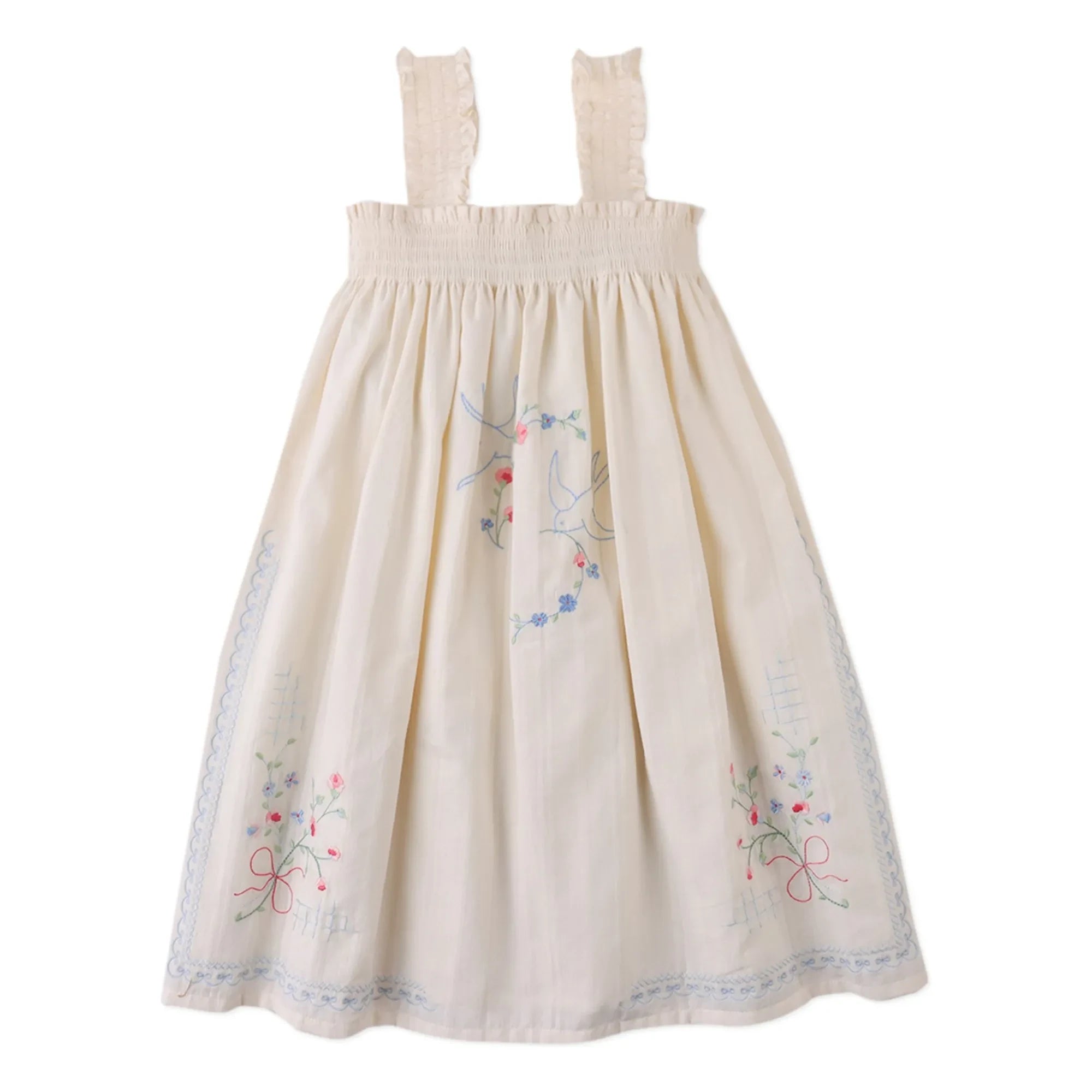 Gingersnaps - Alessia Embroidered Dress | Ecru