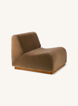The Socialite Family - Smooth Velvet Rotondo Modular Sofa | Mocha