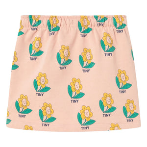 Tinycottons - Organic Cotton Floral Pattern Skirt | Pink