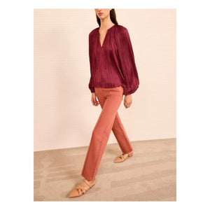 Ulla Johnson - Electra Blouse | Burgundy