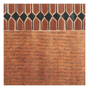 Le Monde Sauvage - Superfrise Vertebra Sienna - 9-leaf Set | Terracotta