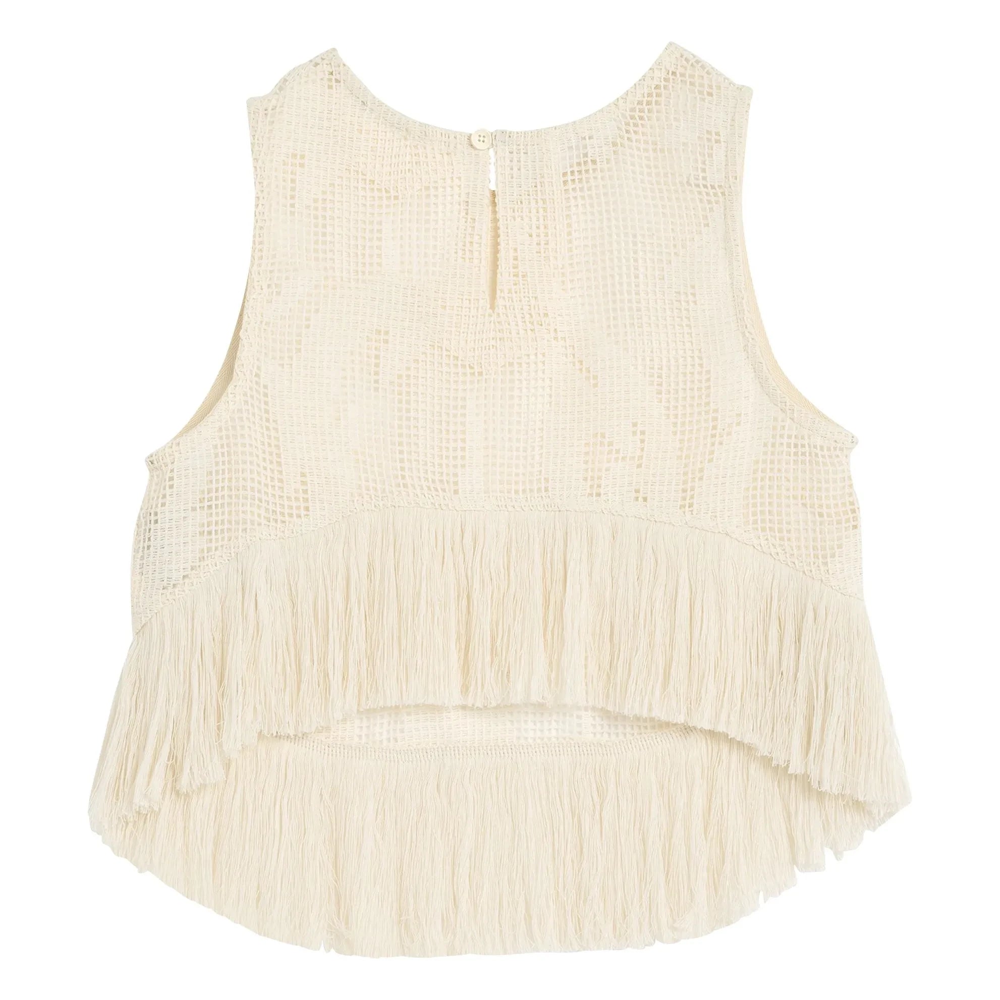 OAS - Tribal Aurora Knit Top | Ecru