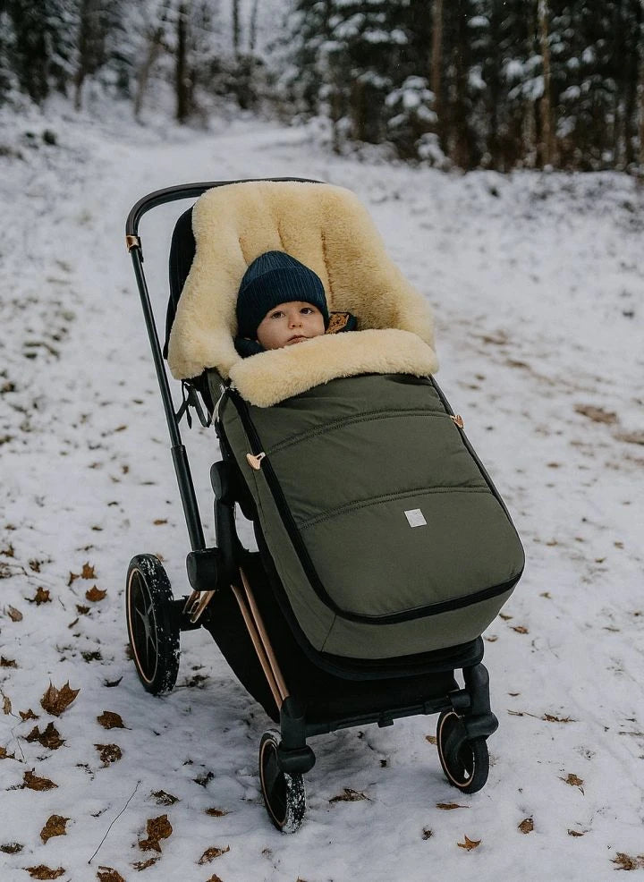 Kaiser - Dublas 2.0 universal lambskin footmuff | Khaki