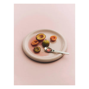 Hay - Barro glazed clay plates - 2-piece set, Rui Pereira | Pink