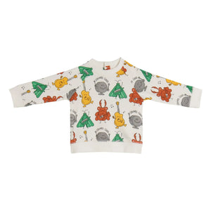 Stella McCartney Kids - Insect Sweatshirt Organic Cotton | Cream
