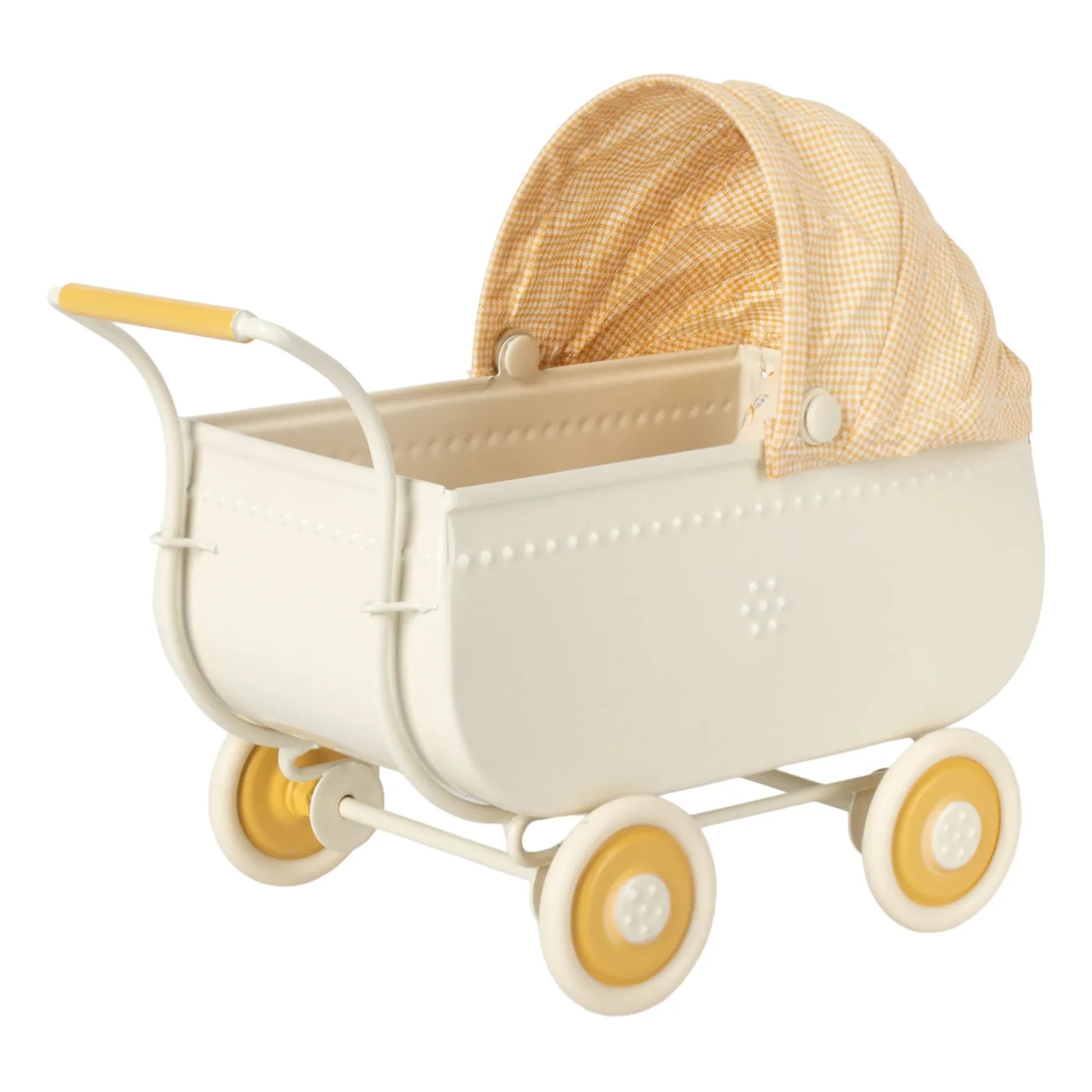 Maileg - Mini Baby Carriage | Yellow
