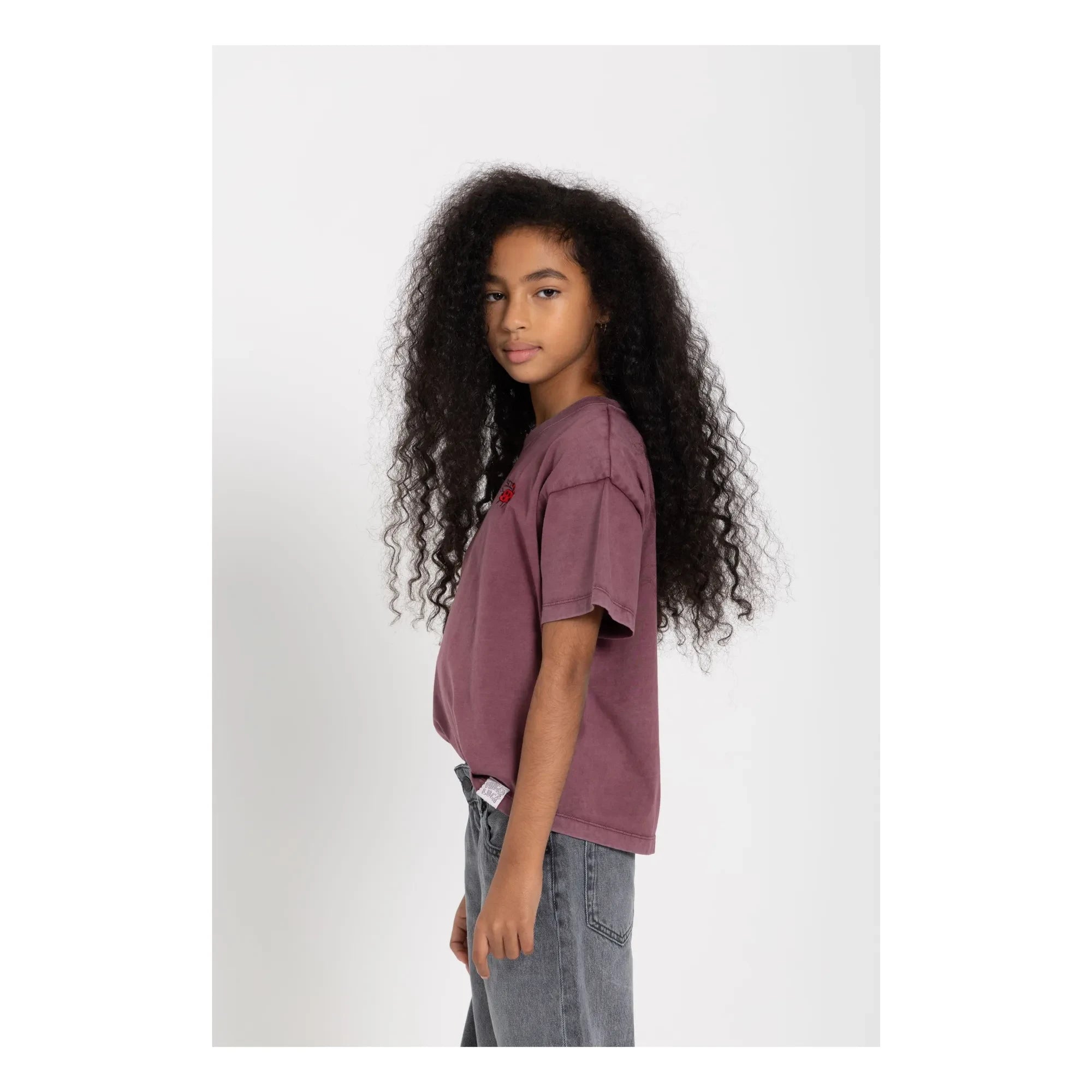 Finger in the Nose - Queen T-Shirt Made of Organic Cotton | Eggplant