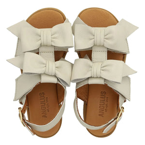 Angulus - Knotted Sandals | Cream
