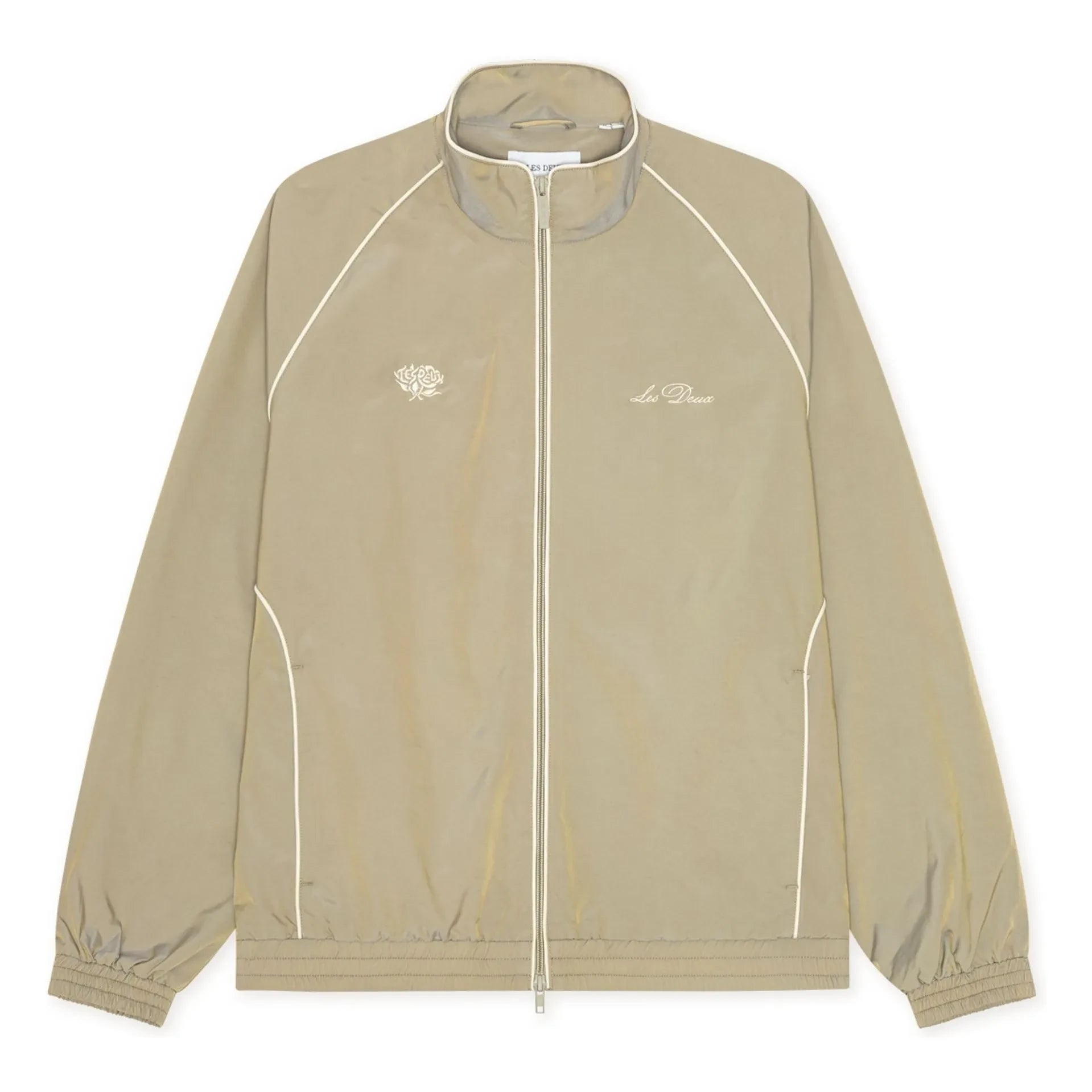 Les Deux - Jack Glossy Sweatshirt Jacket | Sand