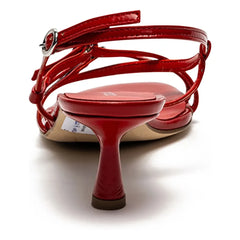 Odare - Blanca High Heel Sandals | Red
