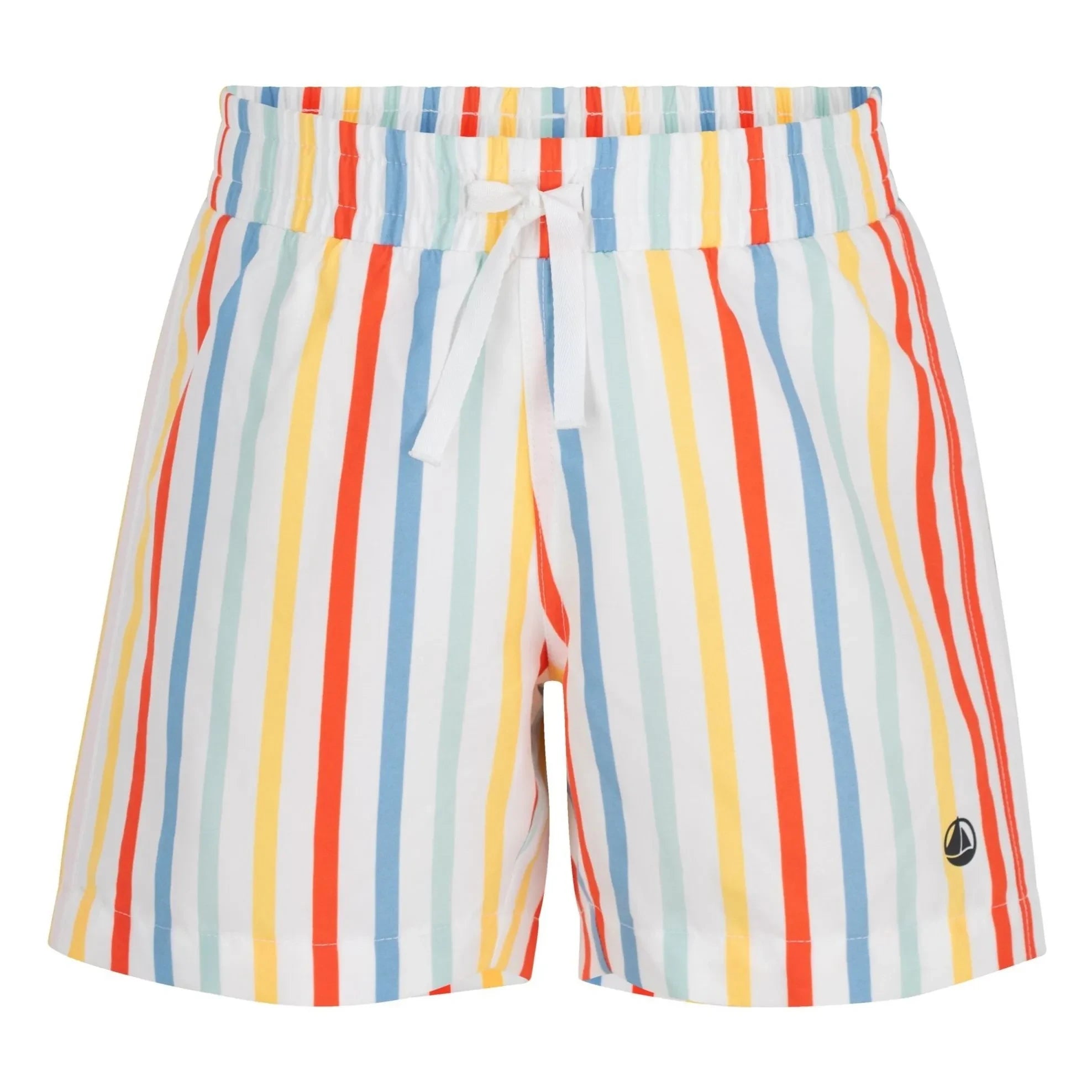 Petit Bateau - Recycled Fiber Striped Swimsuit Shorts | Yellow