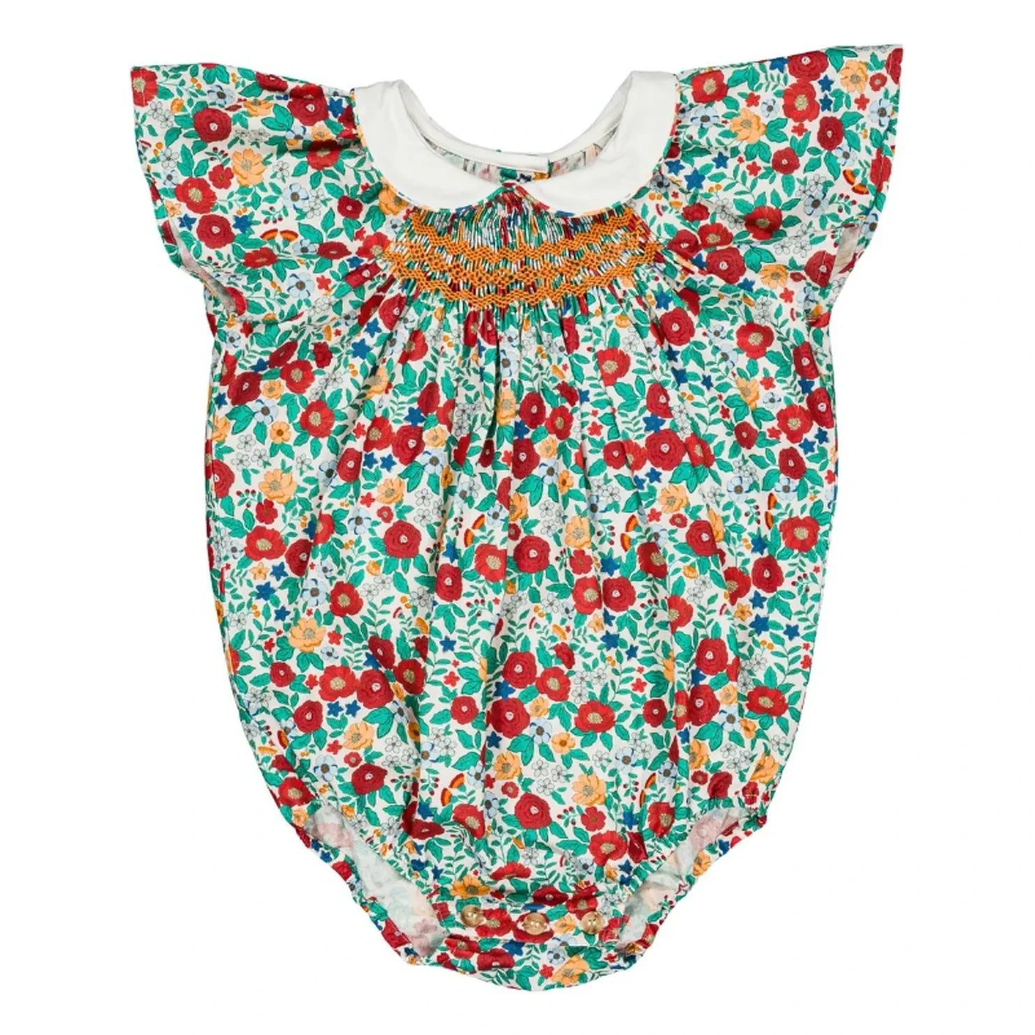 Loir - Bilbao floral print jumpsuit | White