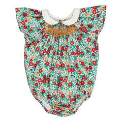 Loir - Bilbao floral print jumpsuit | White
