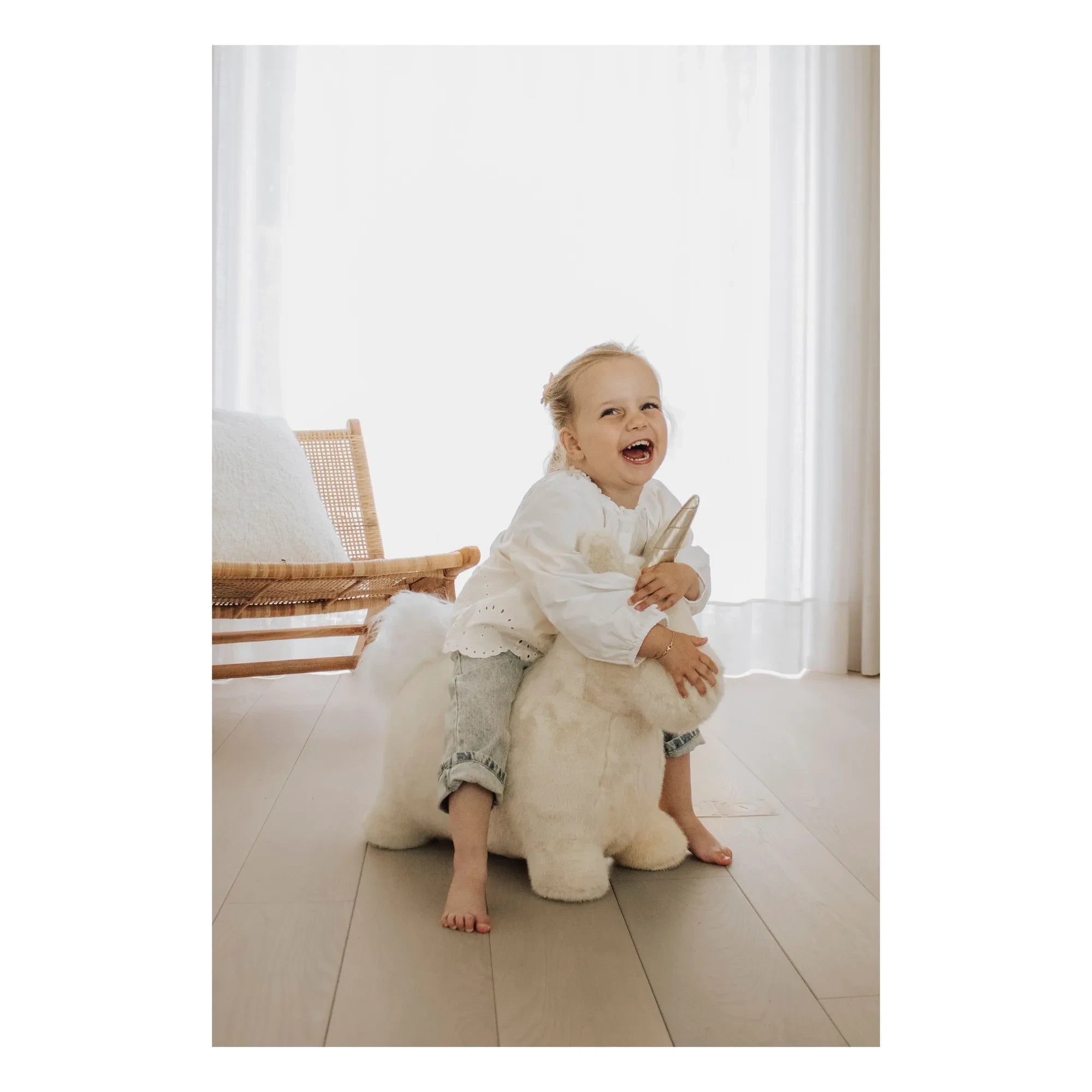 Wild & Soft - Jumping Unicorn | Cream