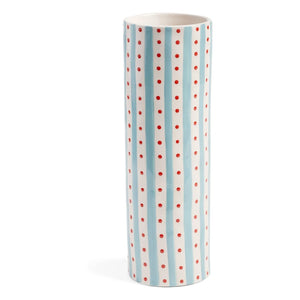 &Klevering - Clash Dot Vase | Light Blue