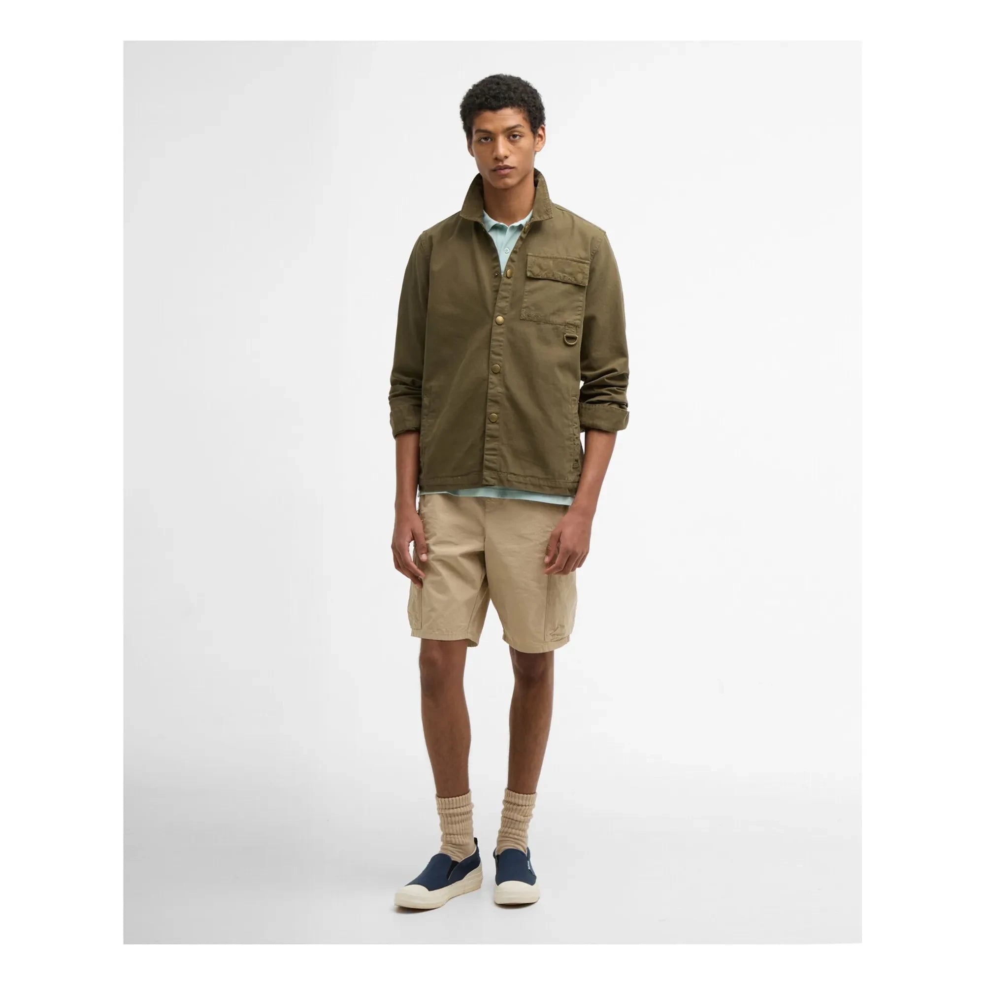 Barbour - Declan Patch Overshirt | Khaki