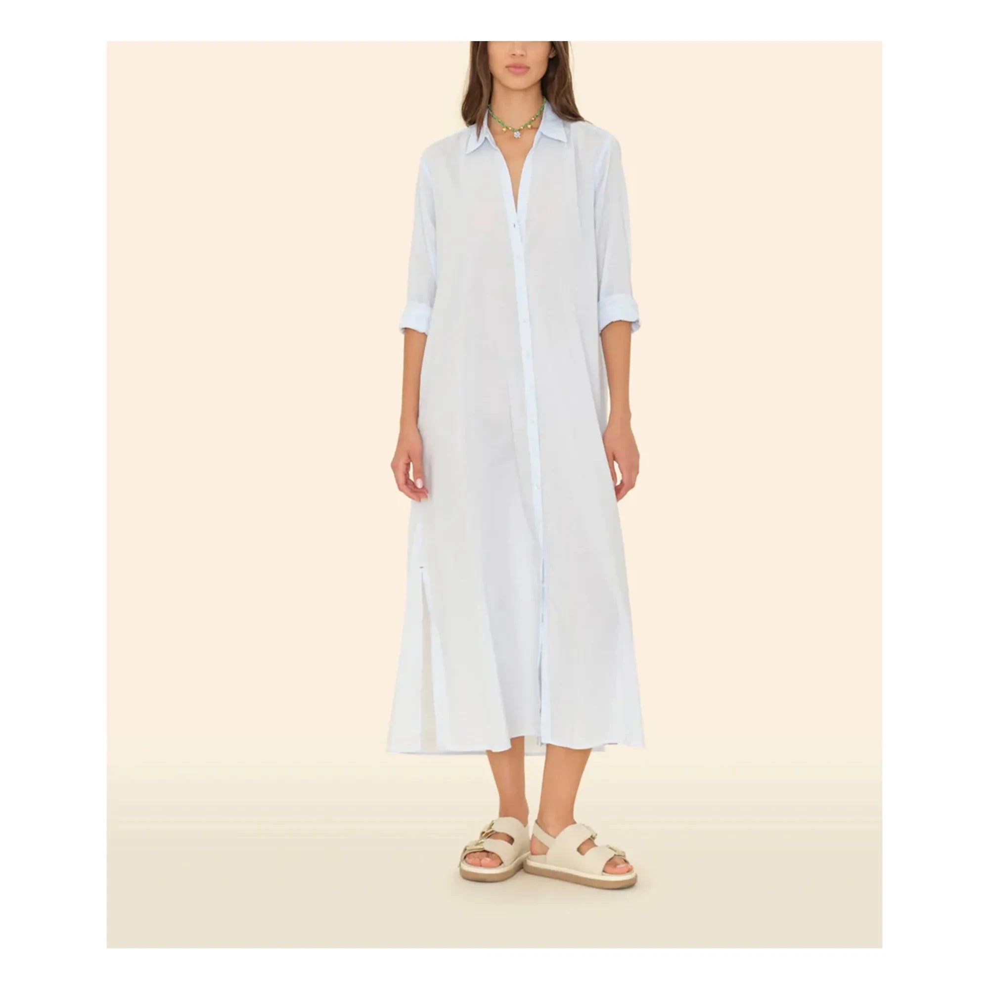 Xirena - Boden Cotton Poplin Dress | Light Blue