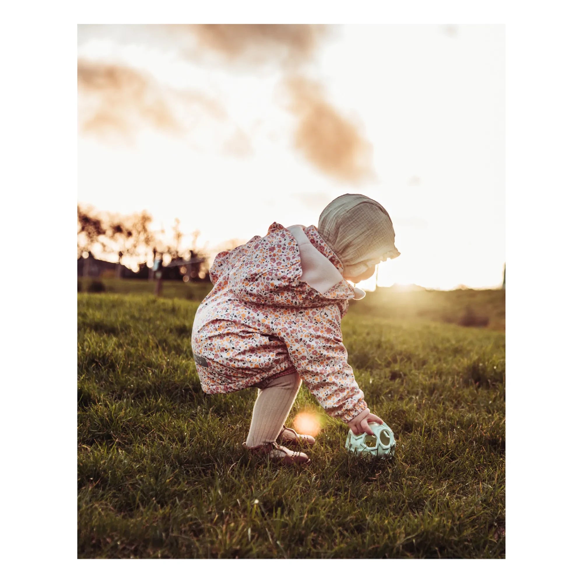Hevea - Natural Rubber Star Ball | Mint Green
