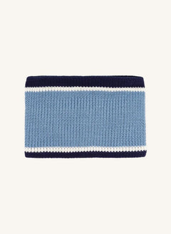 Petit Bateau - Çizgili Triko Boyunluk | Mavi