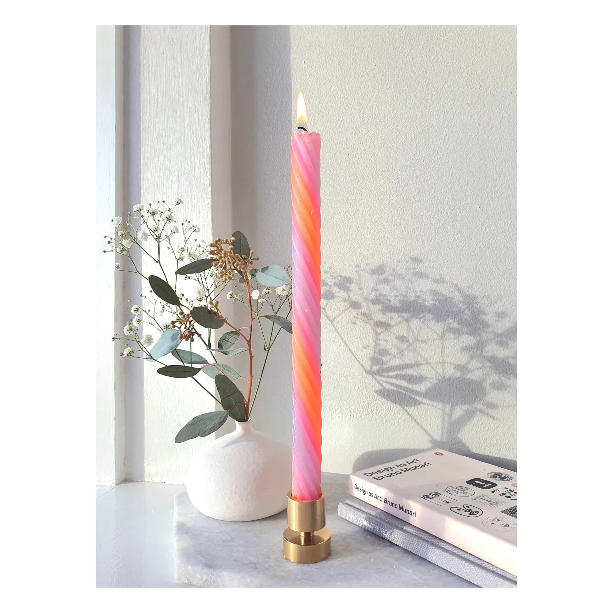 Lex Pott - Rope Candles - Set of 4 | Orange