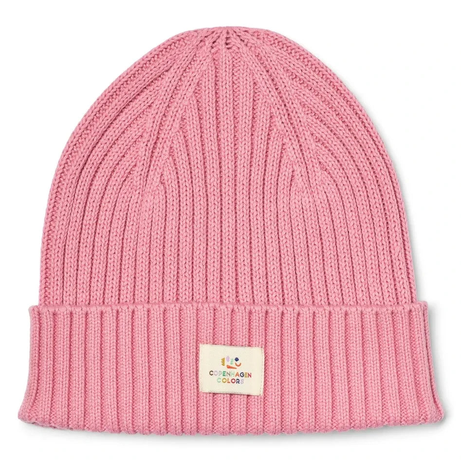 Copenhagen Colors - Copenhagen Colors Organic Cotton Beanie | Candy pink
