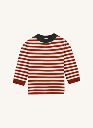 Bonton - Pepito Çizgili Kazak | Caramel