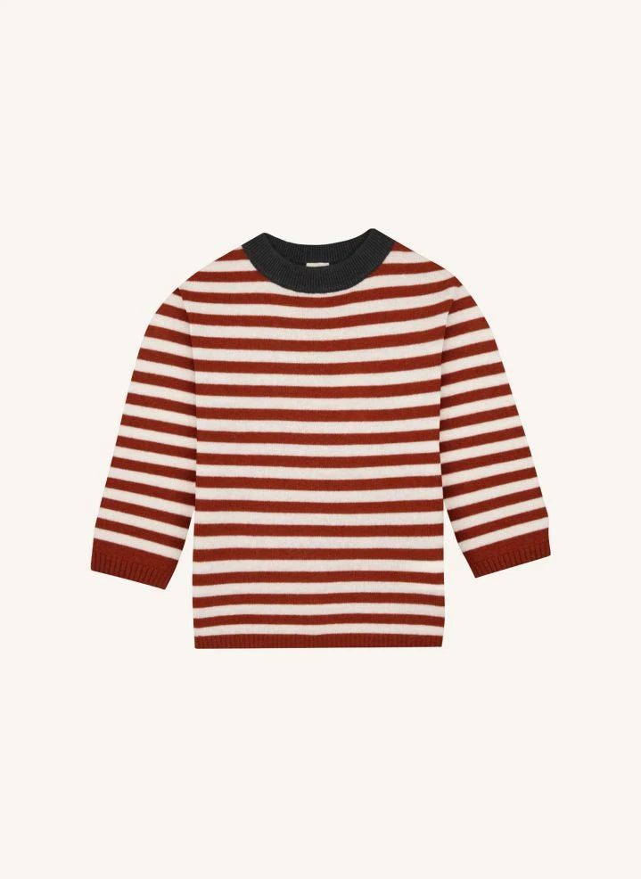 Bonton - Pepito Çizgili Kazak | Caramel