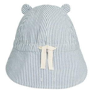 Liewood - Gorm Organic Cotton Anti-UV Reversible Hat | Blue