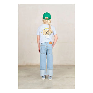 The Animals Observatory - Rooster Logo T-shirt | Light Blue