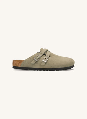 BIRKENSTOCK - Blair Suede Sandals | Grey brown
