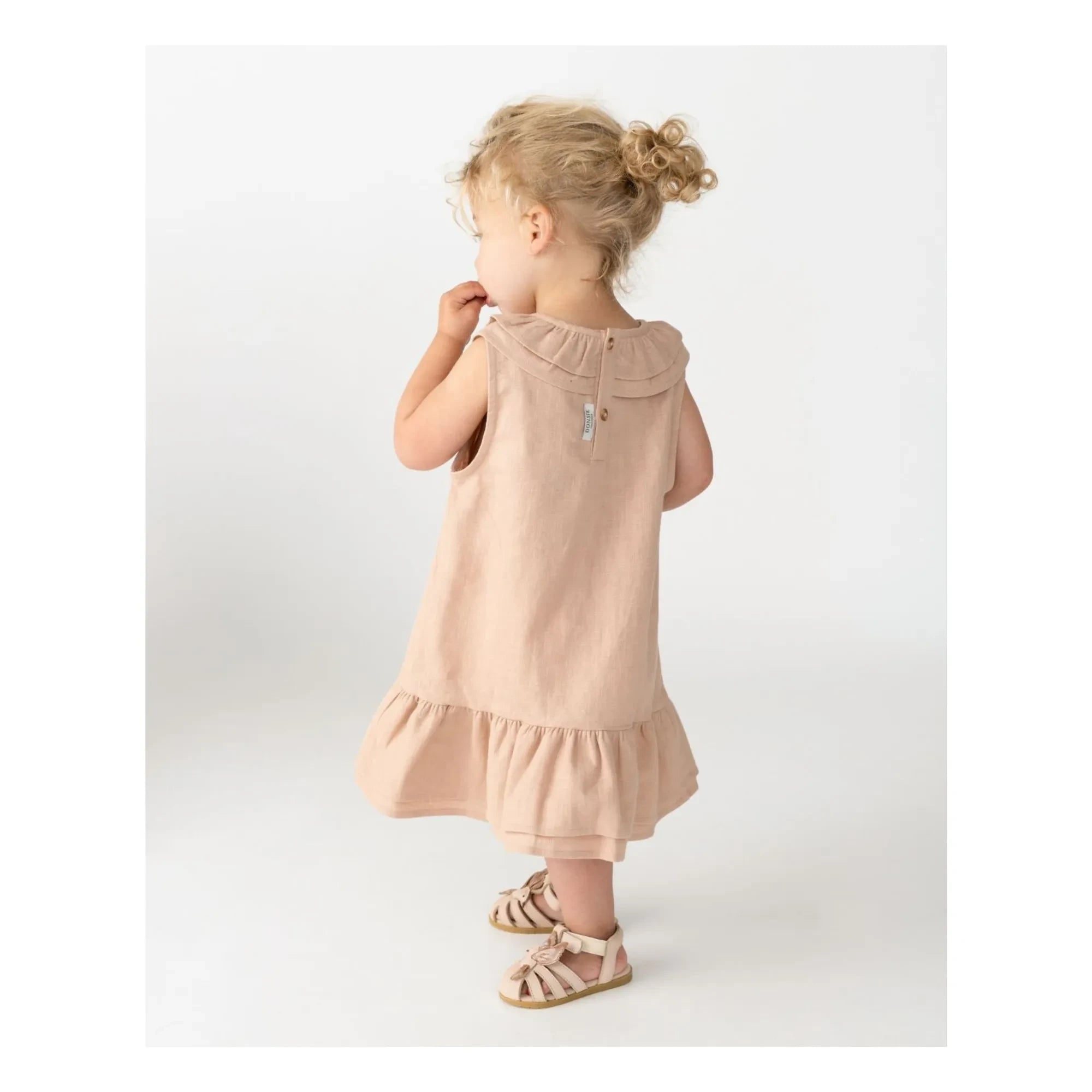 Donsje - Michelle Linen Dress | Light Pink