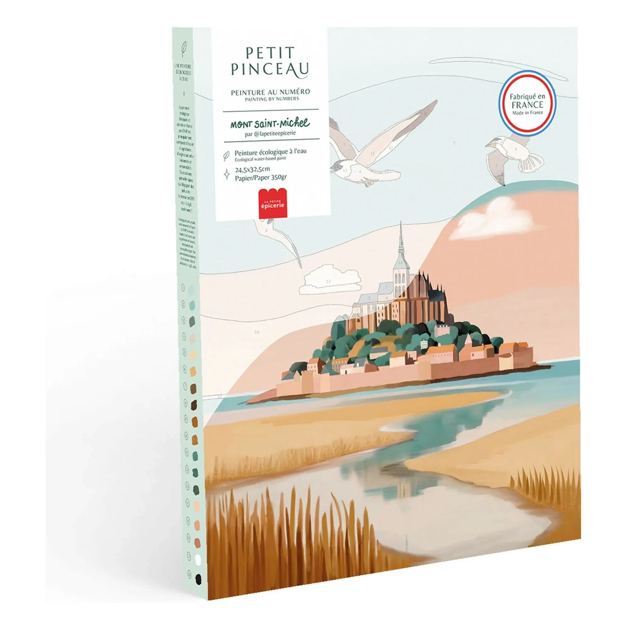 La Petite Épicerie - Numaralı boyama seti - Mont Saint-Michel by La Petite Epicerie