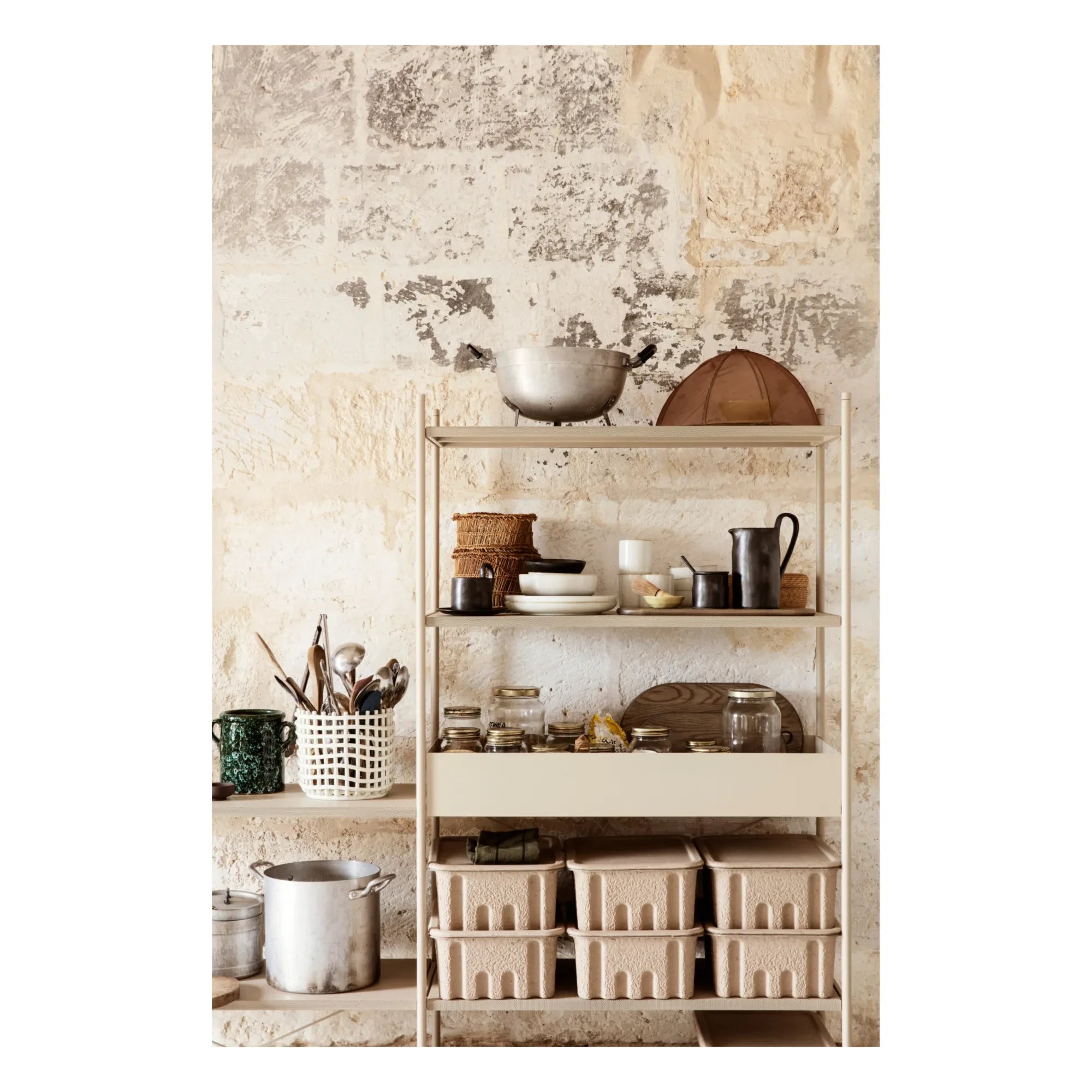 Ferm Living - Ceramic Basket | White