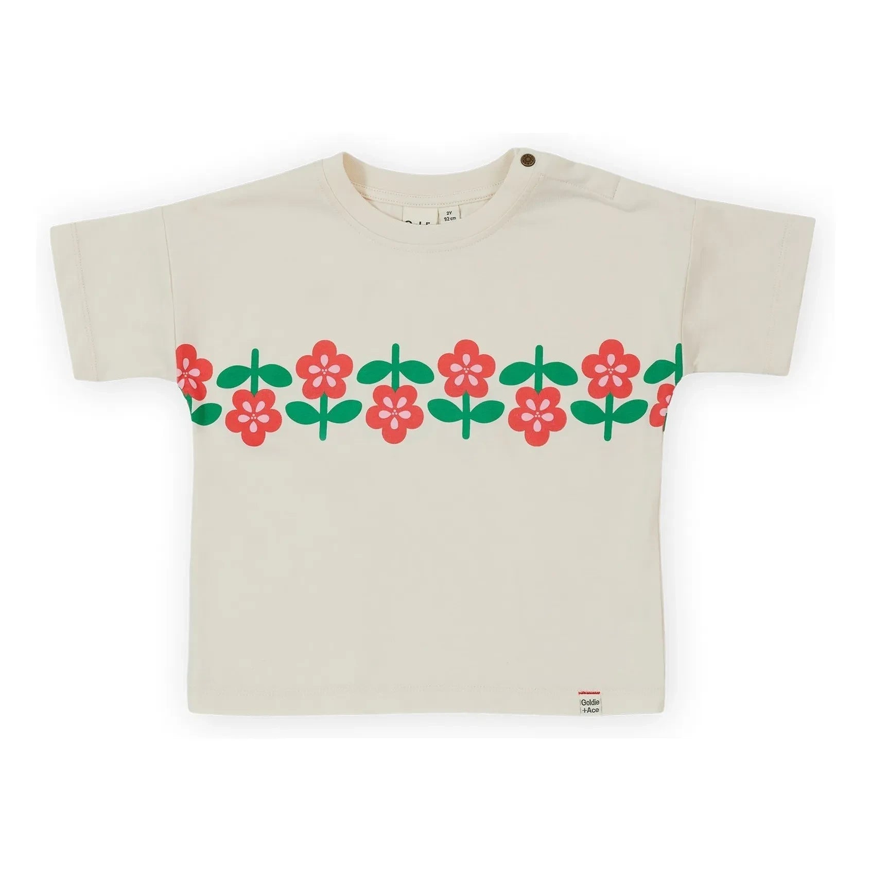Goldie + Ace - Flower T-Shirt | Ivory