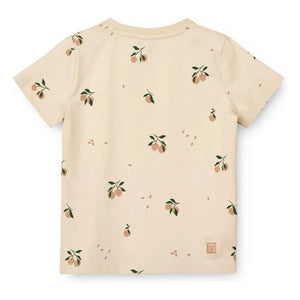 Liewood - Apia Peach Organic Cotton T-Shirt | Ecru