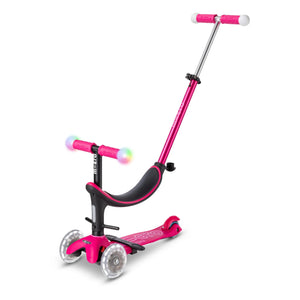 Micro - Mini 3-in-1 LED Scooter | Raspberry Red