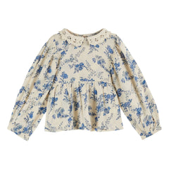 Emile et Ida - Fleurie Crochet Collar Blouse | Ecru