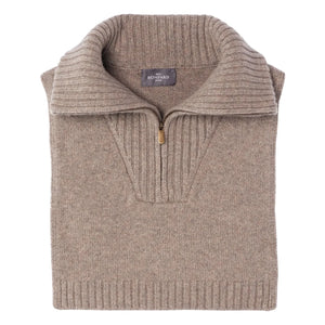 Bompard - Plastron Kaşmir trucker yaka | Bej