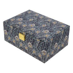 Bon Dep - Large MW Liberty Queen Hera Spot Jewelry Box | Midnight Blue