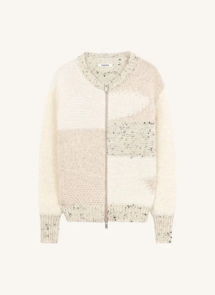 Cordera - Marled Merino Wool Cardigan | Beige