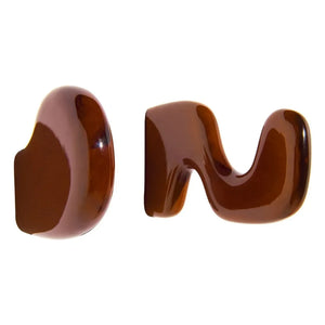 Petite friture - Clump Ceramic Mounting Hooks - Set of 2 | Brown