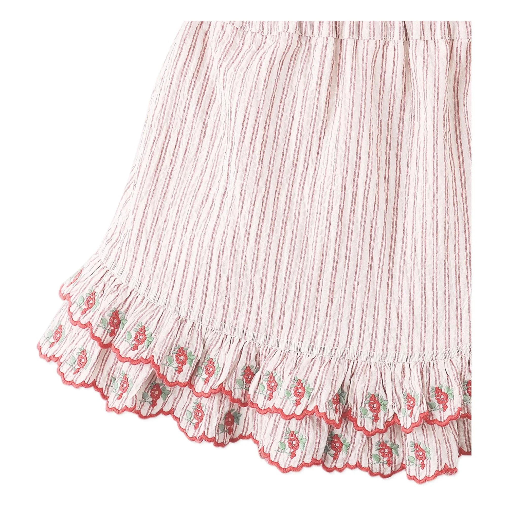 Gingersnaps - Remi Embroidered Short Skirt | Red