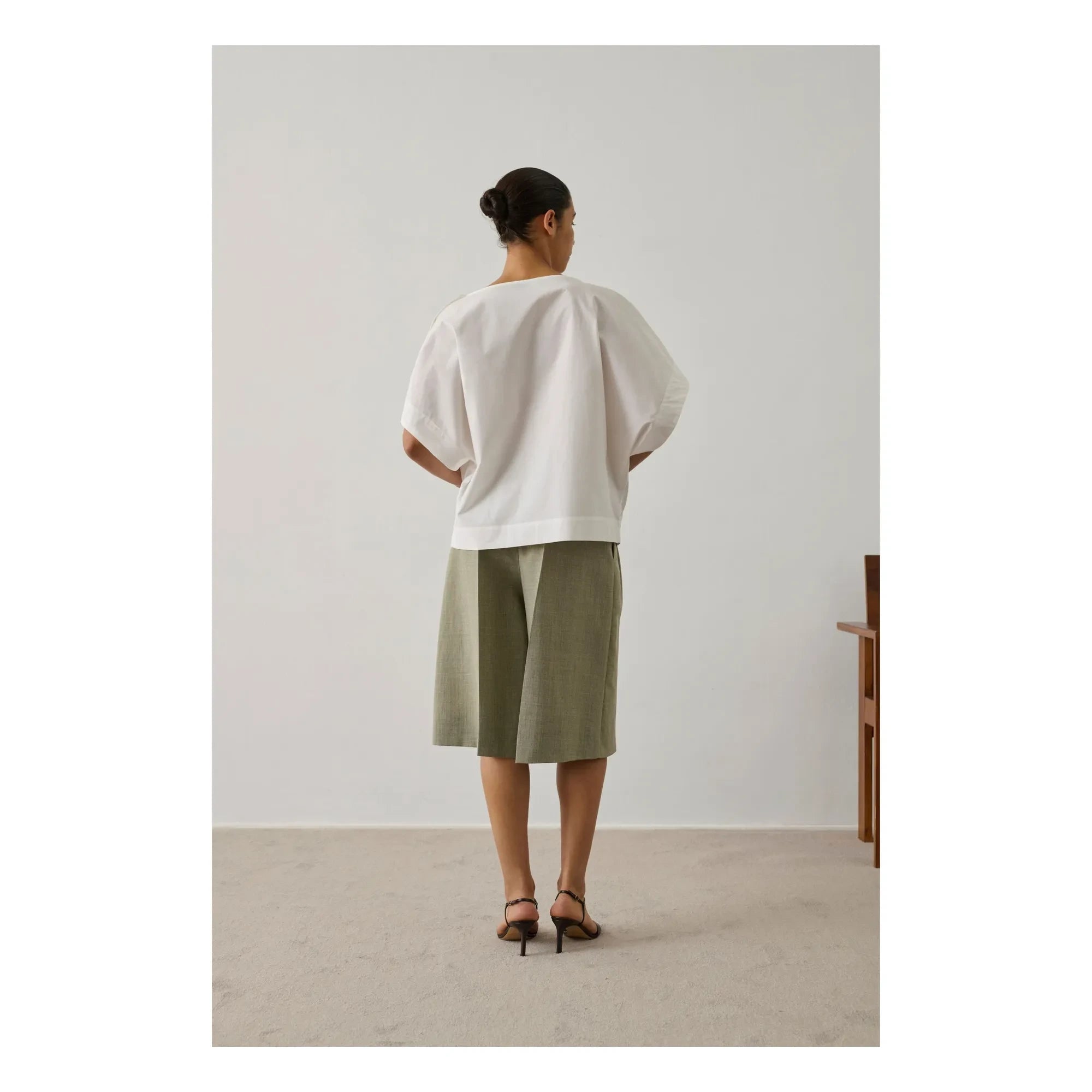 Soeur - Issa Organik Pamuk Bluz | Kırık beyaz