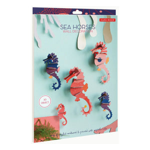 Studio Roof - Seahorse Wall Decorations - Set of 5