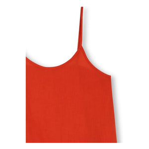 Zadig & Voltaire - Button-Down Ruffle Dress | Blood orange