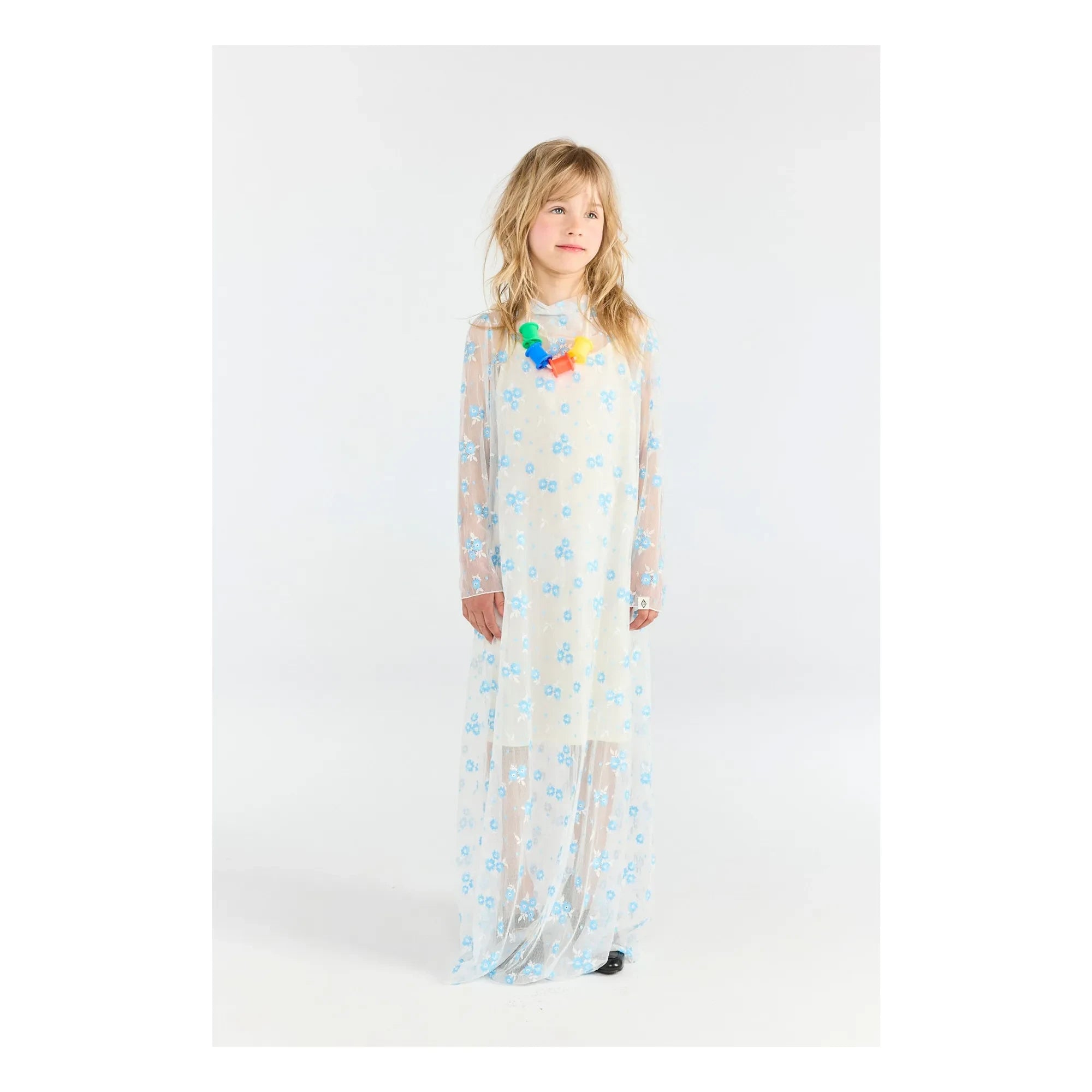 The Animals Observatory - Peacock Dress | White
