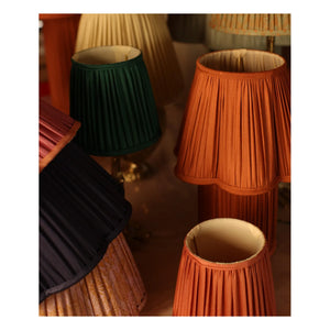 Doing Goods - Diya Silk Lampshade | Midnight Blue