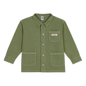 Petit Bateau - Organic Cotton Denim Jacket | Khaki