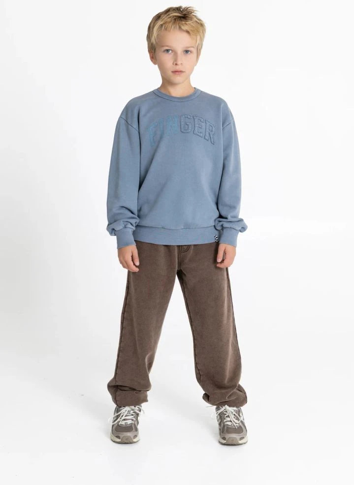 Finger in the nose - Organic Cotton Jogger Pants | Chocolate